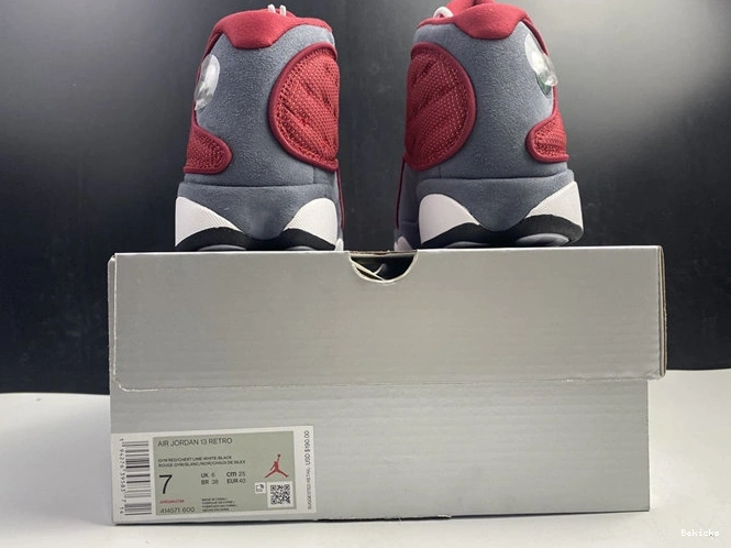 Rep BK Flint Gym Grey Jordan 4179 Compact Red 13 Retro 414571- 1028